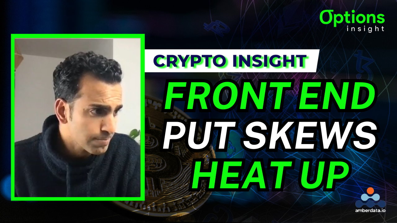 Crypto Options: Front End Put Skews Heat Up