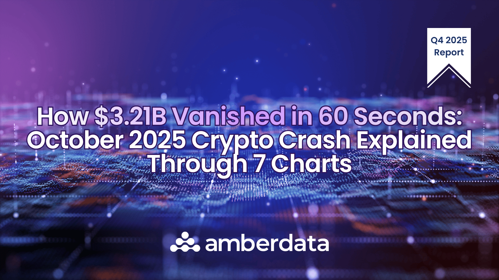 How $3.21B Vanished in 60 Seconds: October 2025 Crypto Crash Explained  Through 7 Charts