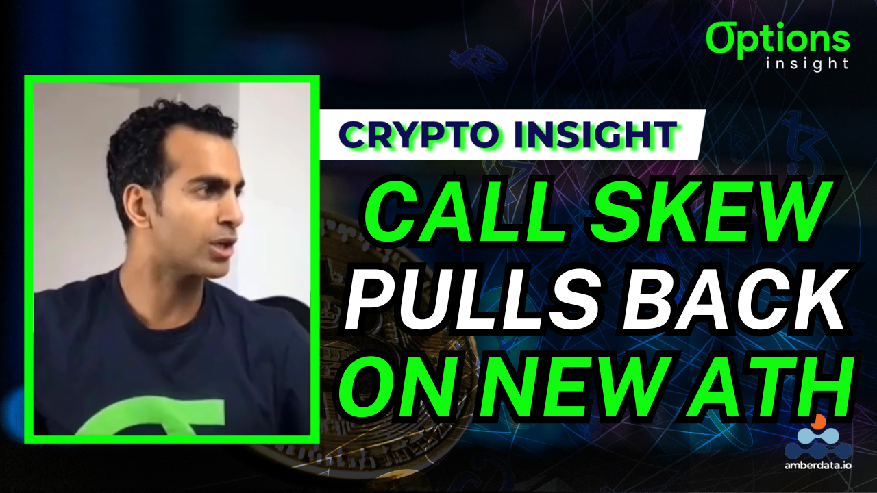 Crypto Options: Pullback in Call Skew As BTC Hits ATH